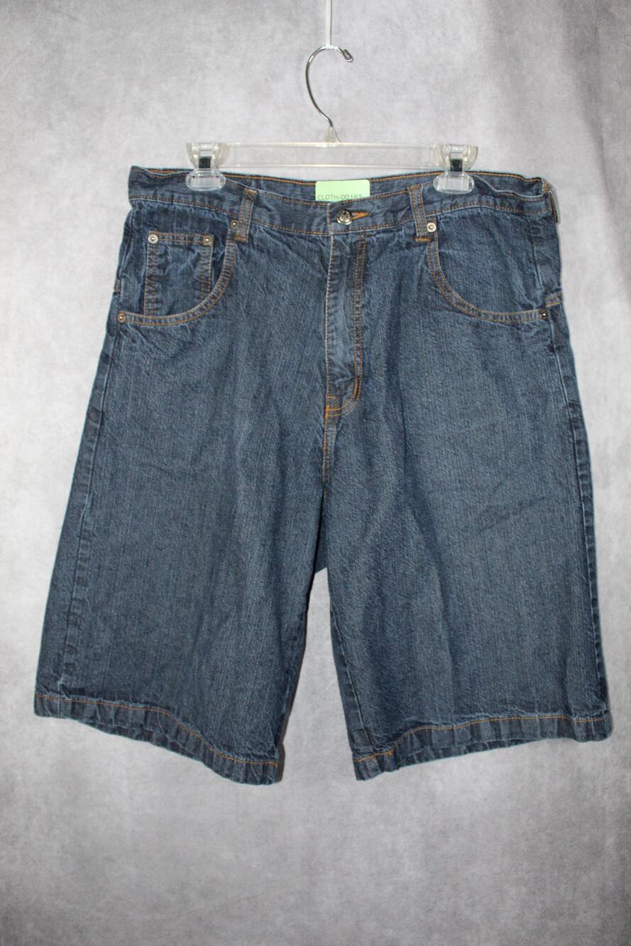 Joker Denim Shorts Mens 36 Blue Bermuda Cotton Relaxed Fit Medium Wash Pockets